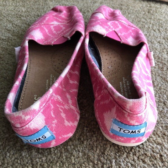 Toms pink printed slip on - Picture 3 of 7